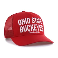 Men's '47 Scarlet Ohio State Buckeyes Contemporary Hitch Trucker Adjustable Hat
