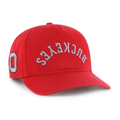 Casquette ajustable à rabat pour homme « 47 Scarlet Ohio State Buckeyes »