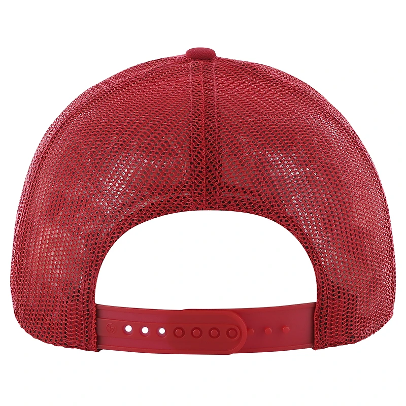Casquette ajustable Pitstop Trucker '47 Scarlet Ohio State Buckeyes pour homme