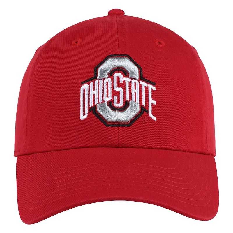 Men's Ahead  Scarlet Ohio State Buckeyes Largo Adjustable Hat