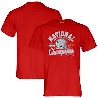 T-shirt bleu 84 Scarlet pour homme Ohio State Buckeyes College Football Playoff 2024 National Champions