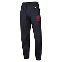 Men's Champion  Black Ohio State Buckeyes Powerblend Banded Fleece Sweatpants