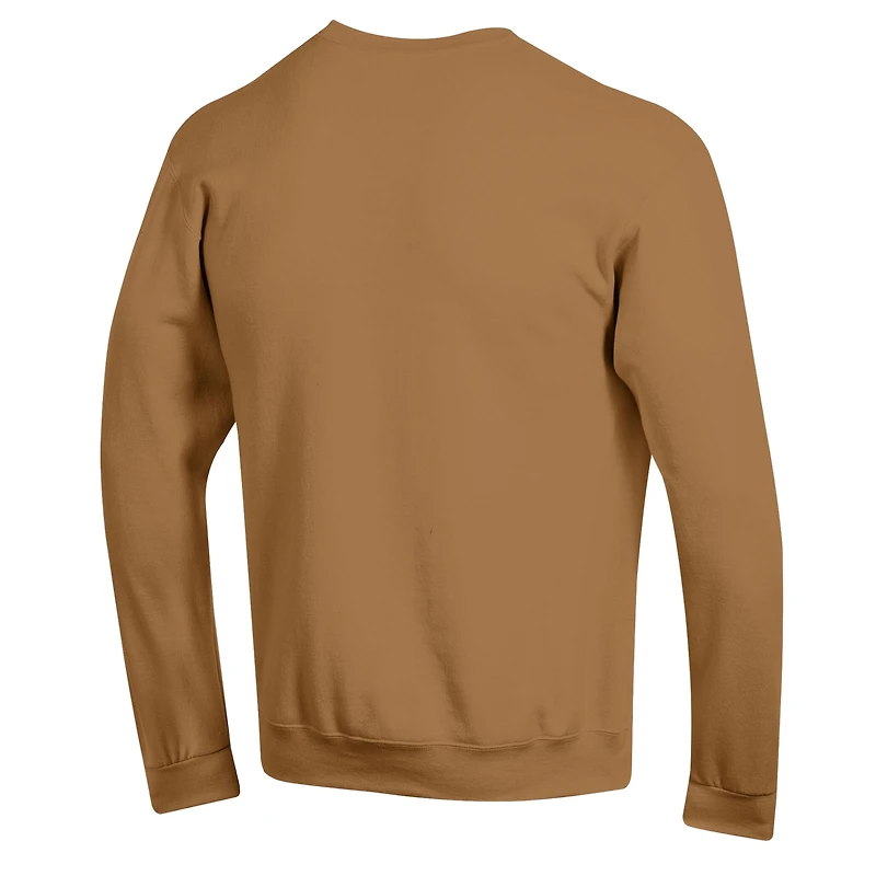 Men's Champion Brown Ohio State Buckeyes Latte Fleece Sweatshirt