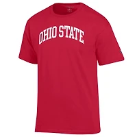 T-shirt basique Arch pour homme, champion Scarlet Ohio State Buckeyes