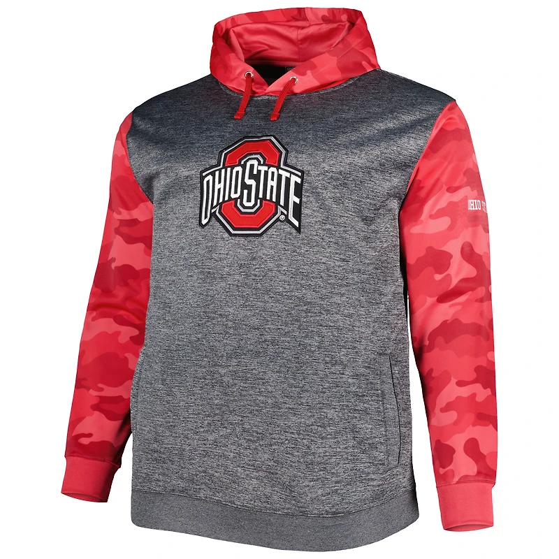 Sweat à capuche gris anthracite Ohio State Buckeyes pour homme