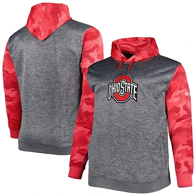 Sweat à capuche gris anthracite Ohio State Buckeyes pour homme