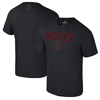 T-shirt Colosseum noir Ohio State Buckeyes Color Pop Active Blend pour hommes