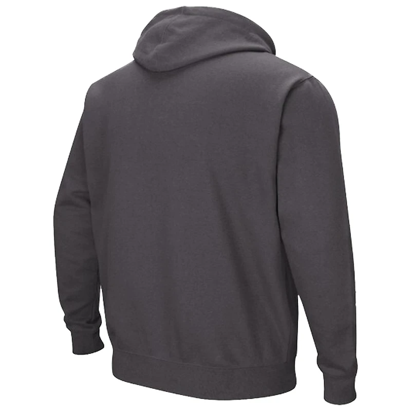 Men's Colosseum  Charcoal Ohio State Buckeyes Big & Tall Arch Logo 2.0 Pullover Hoodie