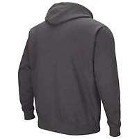 Men's Colosseum  Charcoal Ohio State Buckeyes Big & Tall Arch Logo 2.0 Pullover Hoodie
