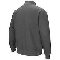 Veste Colosseum Charcoal Ohio State Buckeyes Tortugas Team Logo Quarter-Zip pour homme