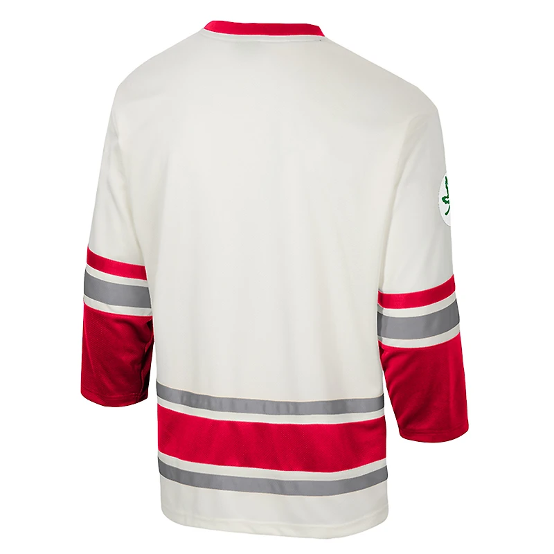 Men's Colosseum Cream Ohio State Buckeyes Puck Proud Fashion Hockey Jersey