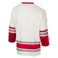 Men's Colosseum Cream Ohio State Buckeyes Puck Proud Fashion Hockey Jersey