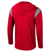 Men's Colosseum Scarlet Ohio State Buckeyes Dozer Half-Zip Windshirt