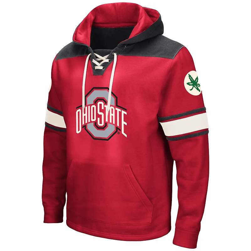 Sweat à capuche lacets 2.0 Colosseum Scarlet Ohio State Buckeyes pour homme