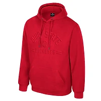 Men's Colosseum Scarlet Ohio State Buckeyes New Member Hoodie