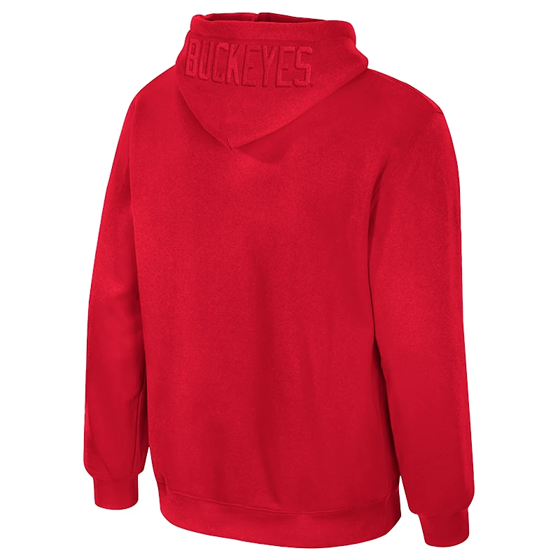Sweat à capuche pour nouveau membre des Ohio State Buckeyes, Colosseum Scarlet, homme