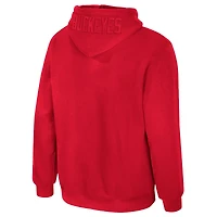 Sweat à capuche pour nouveau membre des Ohio State Buckeyes, Colosseum Scarlet, homme