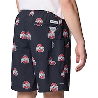 Men's Columbia Black Ohio State Buckeyes Big & Tall Backcast Shorts