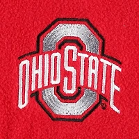 Chandail à capuchon Columbia Ohio State Buckeyes Lodge quart de glissière pour homme, noir