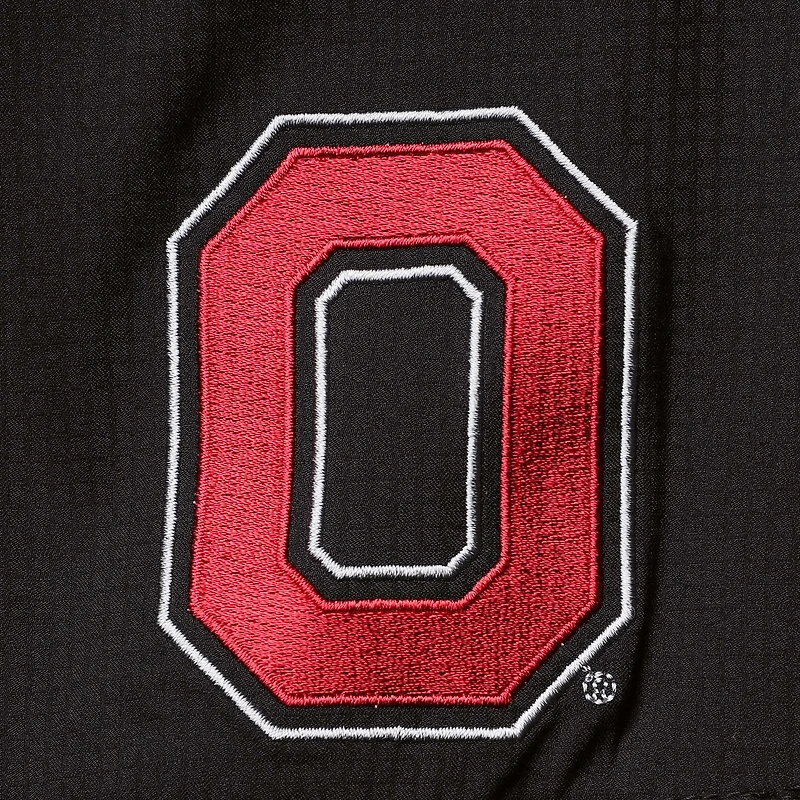 Chemise boutonnée Columbia noire Ohio State Buckeyes Tamiami Omni-Shade pour homme