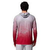 Sweat à capuche Omni-Wick gris Columbia Ohio State Buckeyes PFG Gradient Water Super Terminal Tackle pour homme