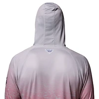 Sweat à capuche Omni-Wick gris Columbia Ohio State Buckeyes PFG Gradient Water Super Terminal Tackle pour homme
