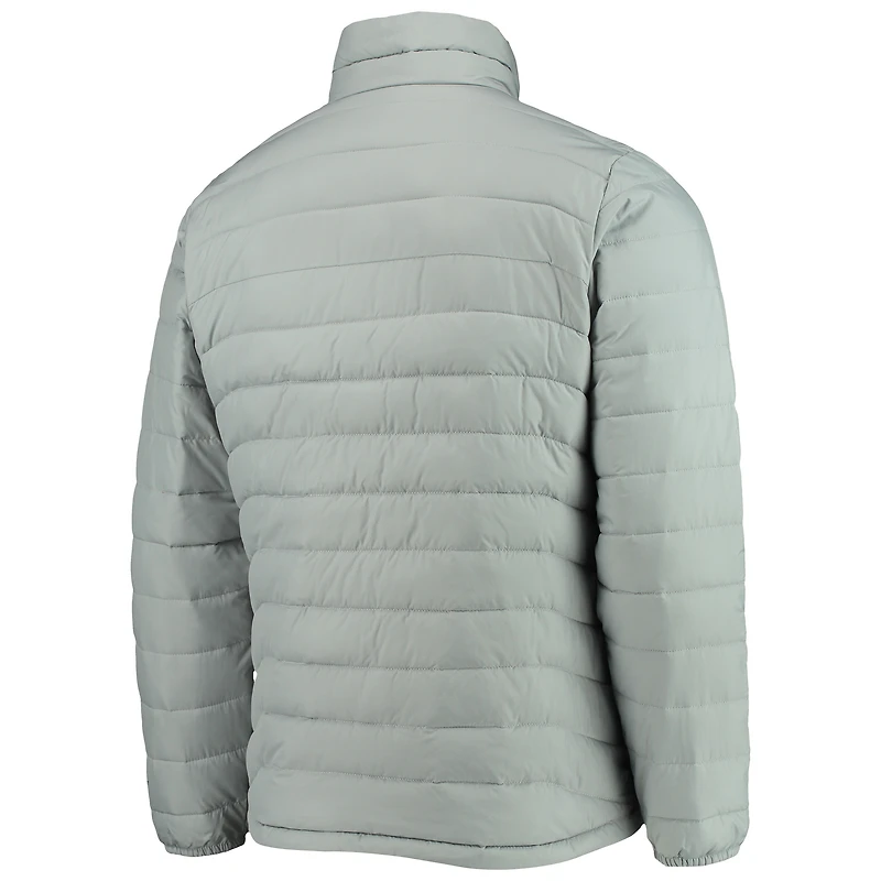 Columbia Grey Ohio State Buckeyes Powder Lite Omni-Heat Reflective Full-Zip Jacket