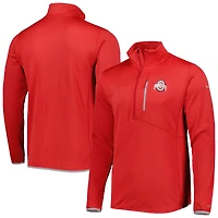 Columbia Scarlet Ohio State Buckeyes Park View Haut à demi-glissière Omni-Wick pour homme