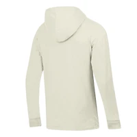 Men's ComfortWash  Cream Ohio State Buckeyes Long Sleeve Hooded T-Shirt