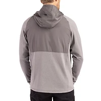 Veste hybride tri-blend Peshastin Eco Fleece recyclée, gris chiné, Ohio State Buckeyes, pour homme, Cutter & Buck