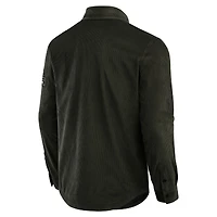 Men's Darius Rucker Collection by Fanatics Olive Ohio State Buckeyes Corduroy Full-Button Shacket