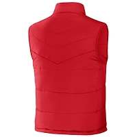 Men's Darius Rucker Collection by Fanatics Scarlet/Gray Ohio State Buckeyes Colorblocked Full-Zip Reversible Vest