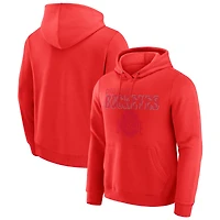 Sweat à capuche délavé pour homme de la collection Darius Rucker par Fanatics Scarlet Ohio State Buckeyes