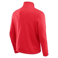 Men's Darius Rucker Collection by Fanatics Scarlet Ohio State Buckeyes Quarter-Zip Pullover