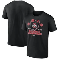 Men's Fanatics Black Ohio State Buckeyes College Football Playoff 2024 National Champions Big & Tall OH1O T-Shirt