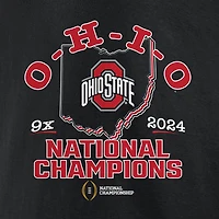 Men's Fanatics Black Ohio State Buckeyes College Football Playoff 2024 National Champions Big & Tall OH1O T-Shirt
