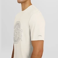 Men's J. Palmer  Cream Ohio State Buckeyes Play Action Tri-Blend Performance T-Shirt