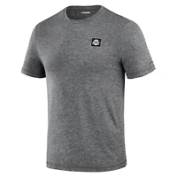 Men's J. Palmer  Heather Black Ohio State Buckeyes Four Down T-Shirt