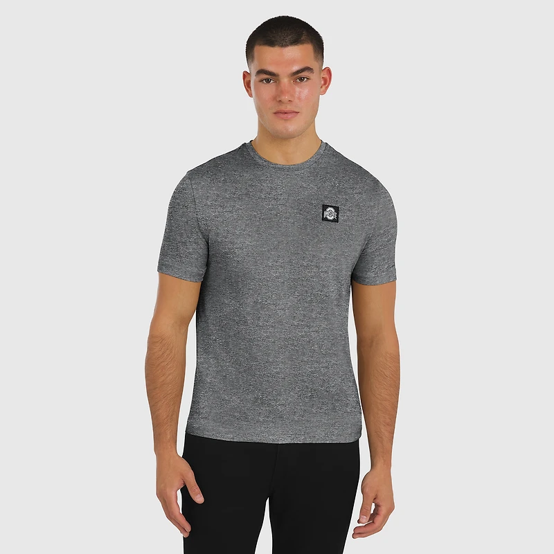 Men's J. Palmer  Heather Black Ohio State Buckeyes Four Down T-Shirt