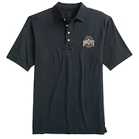 Men's johnnie-O  Black Ohio State Buckeyes Coastal Wash Polo