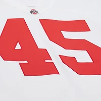 Men's Mitchell & Ness Archie Griffin White Ohio State Buckeyes 1975 College Vault Legacy Jersey