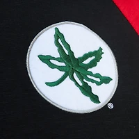 T-shirt noir à manches longues raglan flammé légendaire des Buckeyes de l'Ohio State Mitchell & Ness pour hommes