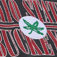 Sweat-shirt polaire Mitchell & Ness pour homme, couleur anthracite, Ohio State Buckeyes Downtown