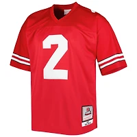 Maillot Mitchell & Ness Cris Carter Scarlet Ohio State Buckeyes authentique pour homme