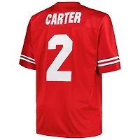 Maillot Mitchell & Ness Cris Carter Scarlet Ohio State Buckeyes Legacy pour homme, grandes tailles