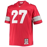 Maillot pour hommes Mitchell & Ness Eddie George Scarlet Ohio State Buckeyes Big Tall Legacy Alumni