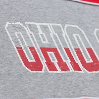 Men's Mitchell & Ness  Scarlet Ohio State Buckeyes Fleece Sweatshirt