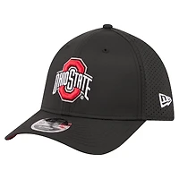 Men's New Era  Black Ohio State Buckeyes 39THIRTY M-Crown Flex Fit Hat