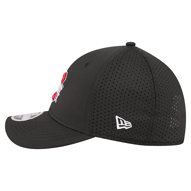Men's New Era  Black Ohio State Buckeyes 39THIRTY M-Crown Flex Fit Hat