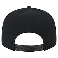 Men's New Era Black Ohio State Buckeyes Adventure Canvas Split Panel 9FIFTY Snapback Hat